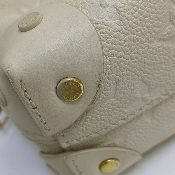PETITE MALLE Monogram Calfskin Beige