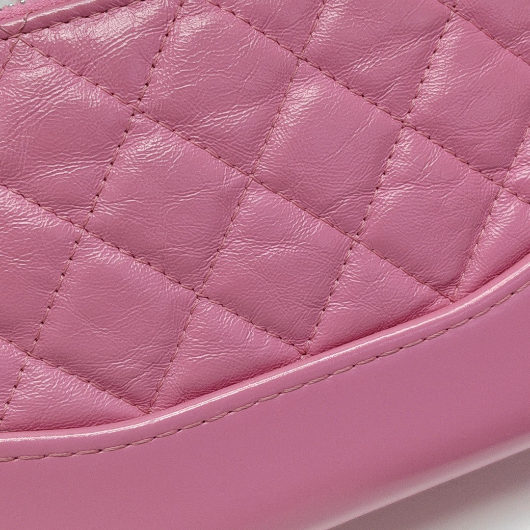 GABRIELLE Mini Quilted Calfskin Red