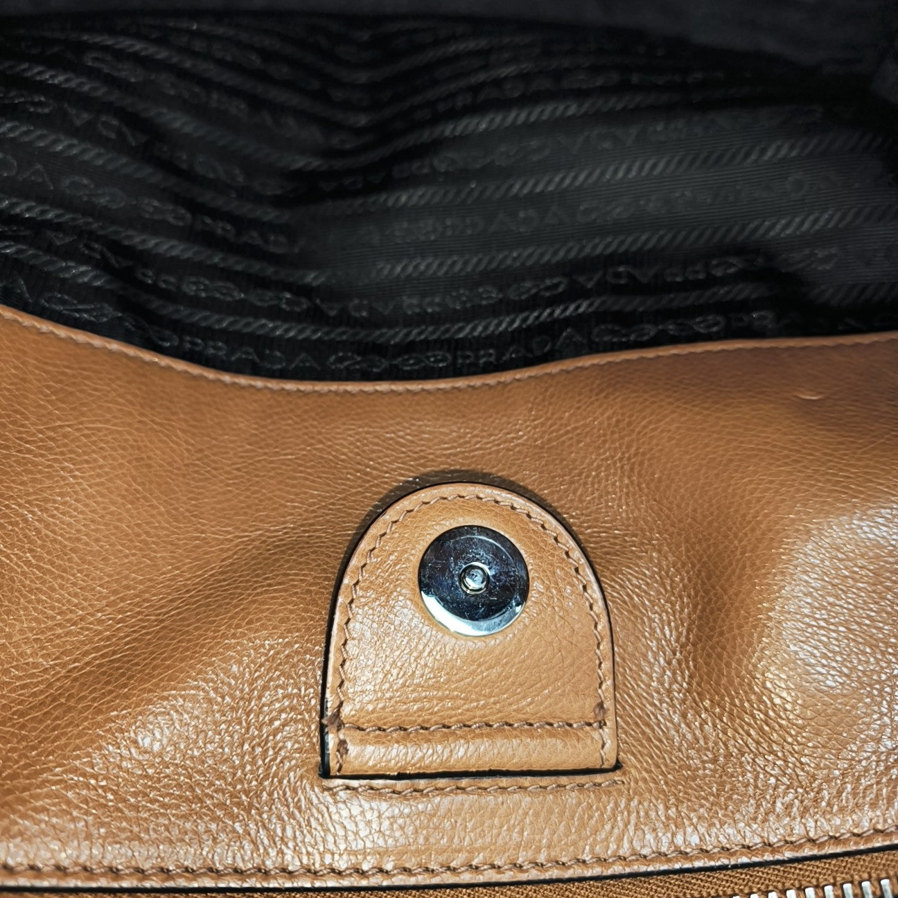 Calfskin Tote Bag Brown