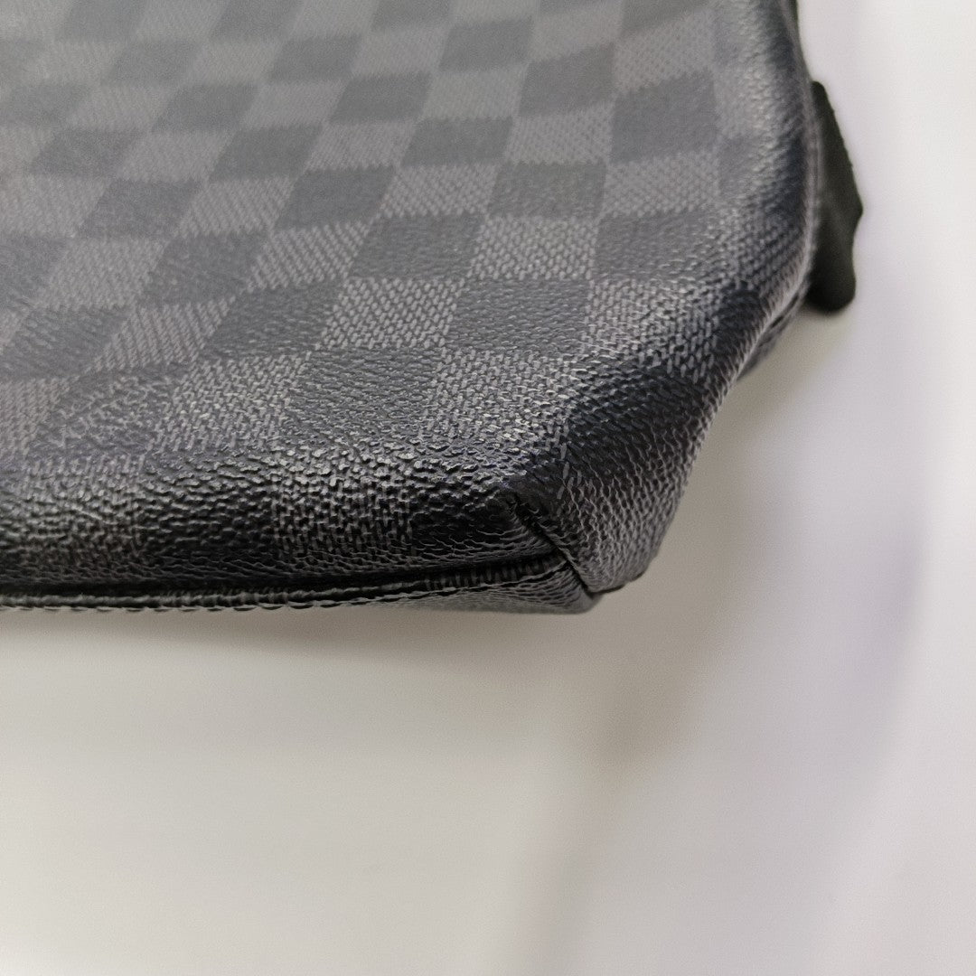 MICK PM Damier Graphite Coated Canvas Black