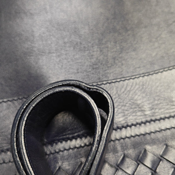 Calfskin Shoulder Bag Blue