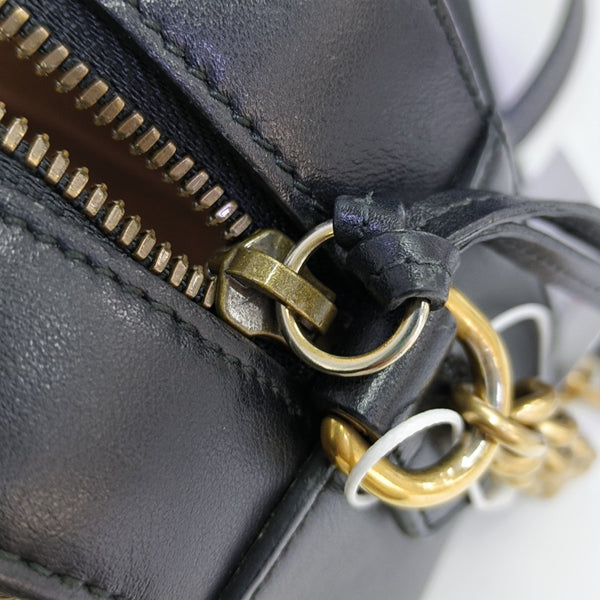 GG Marmont Small Quilted Calfskin Black
