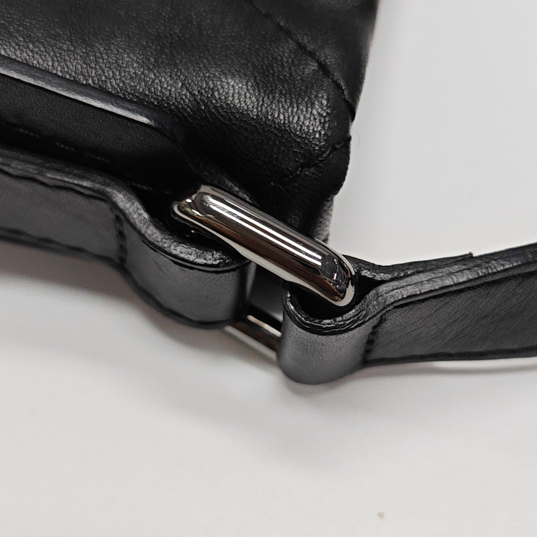 Quilted Lambskin Tote Bag Black