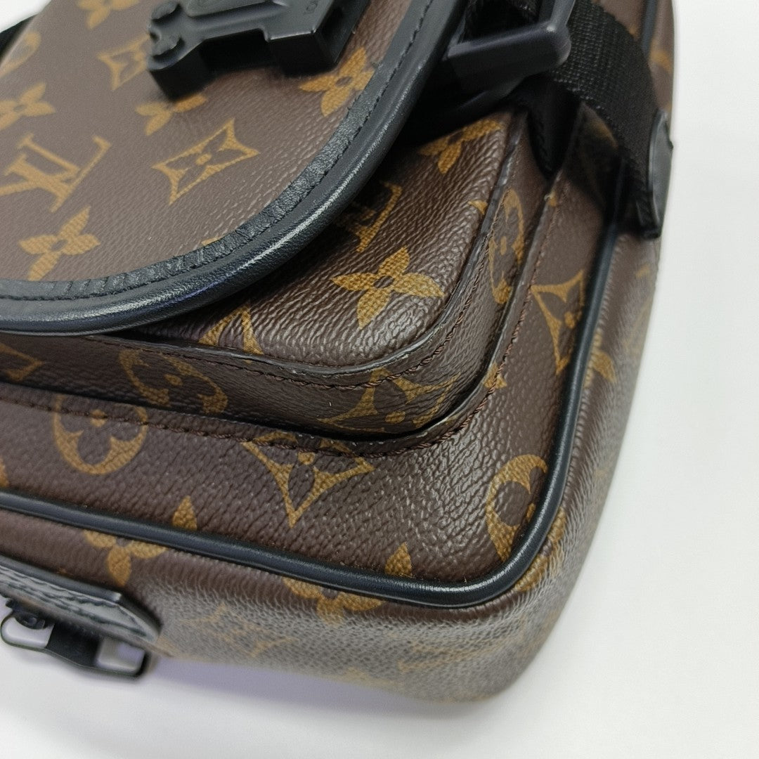 QUEST Monogram Coated Canvas Brown