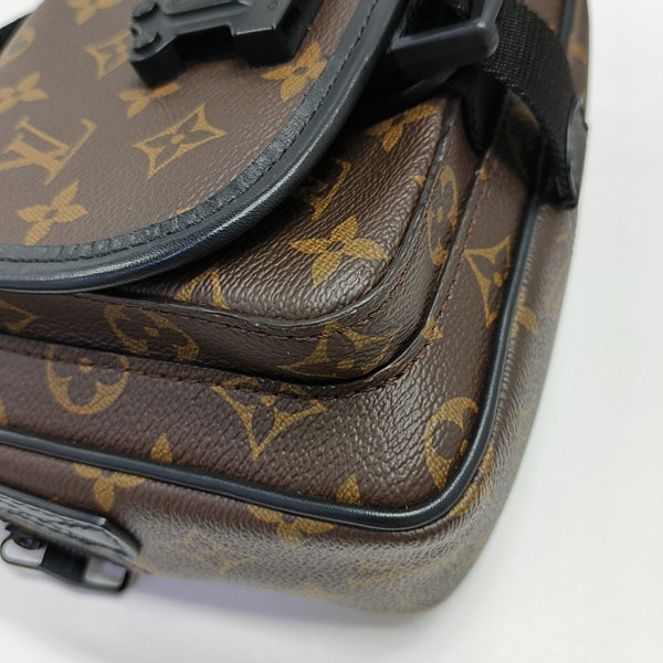 QUEST Monogram Coated Canvas Brown