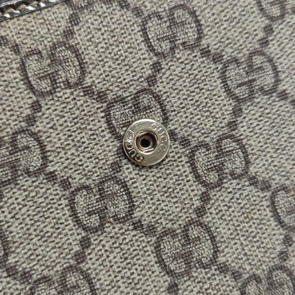 Monogram Coated Canvas Wallet Brown