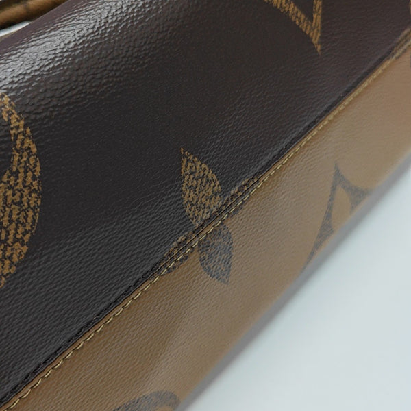 Authenticated pre-owned  ONTHEGO MM Monogram Coated Canvas Brown - Tote Bag at Looply