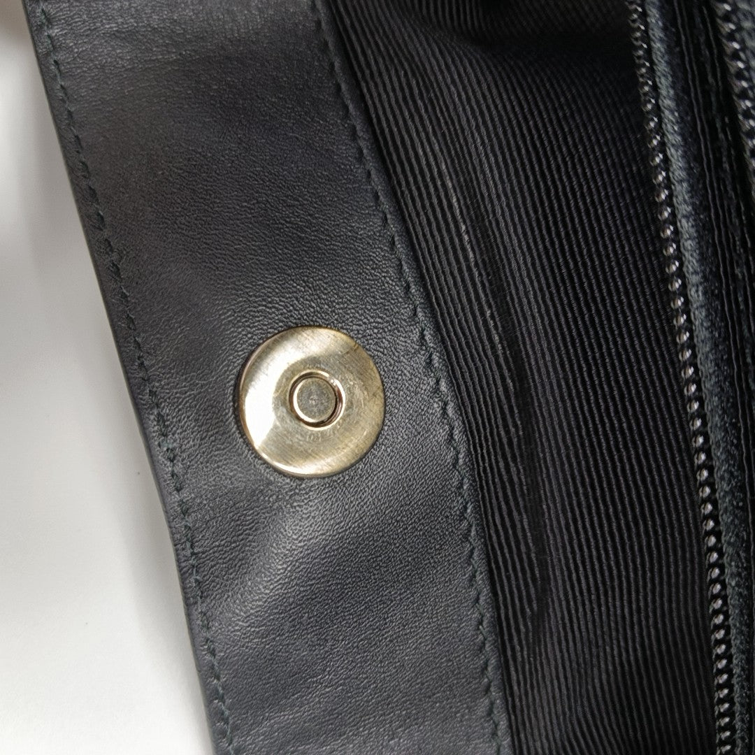 Patent Leather Tote Bag Black