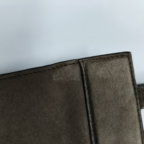 Suede Tote Bag Brown