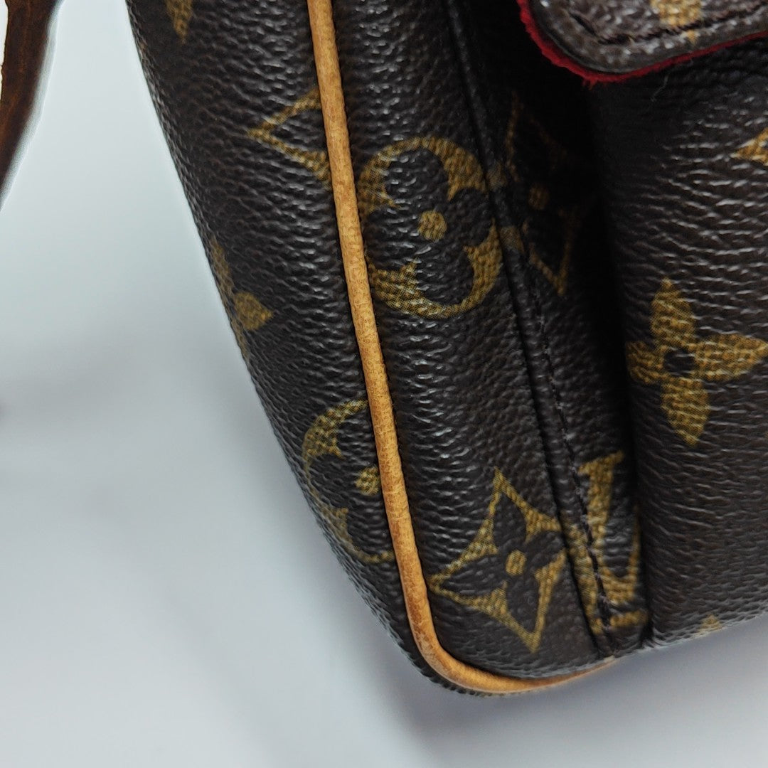 VIVA CITE PM Monogram Coated Canvas Brown