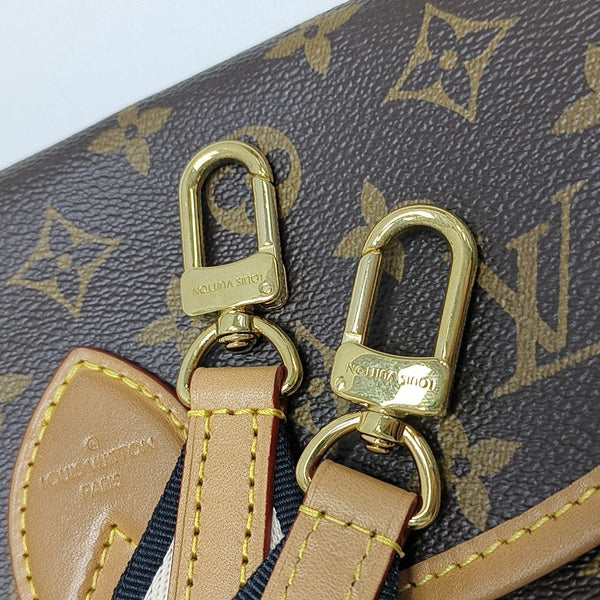 DIANE Monogram Coated Canvas Brown
