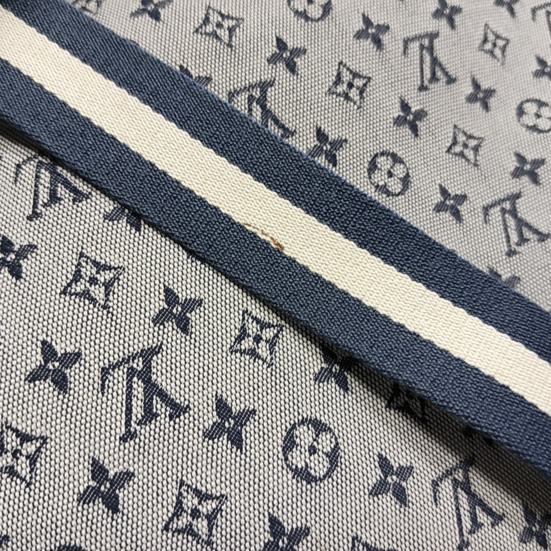 MARY KATE Monogram Canvas Gray