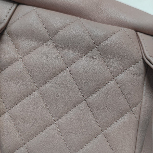 DUMA Small Quilted Calfskin Pink