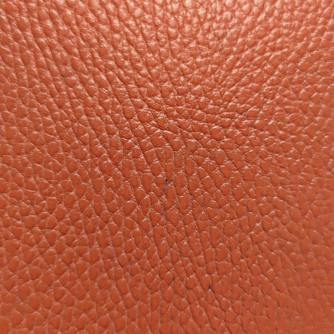 Interlocking G Small Calfskin Orange