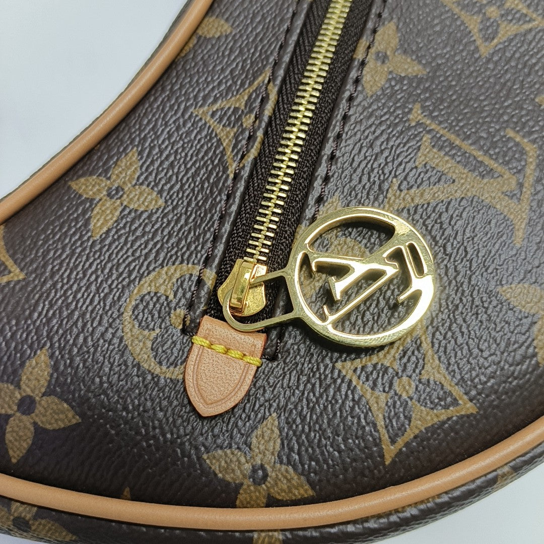 LOOP Monogram Coated Canvas Brown