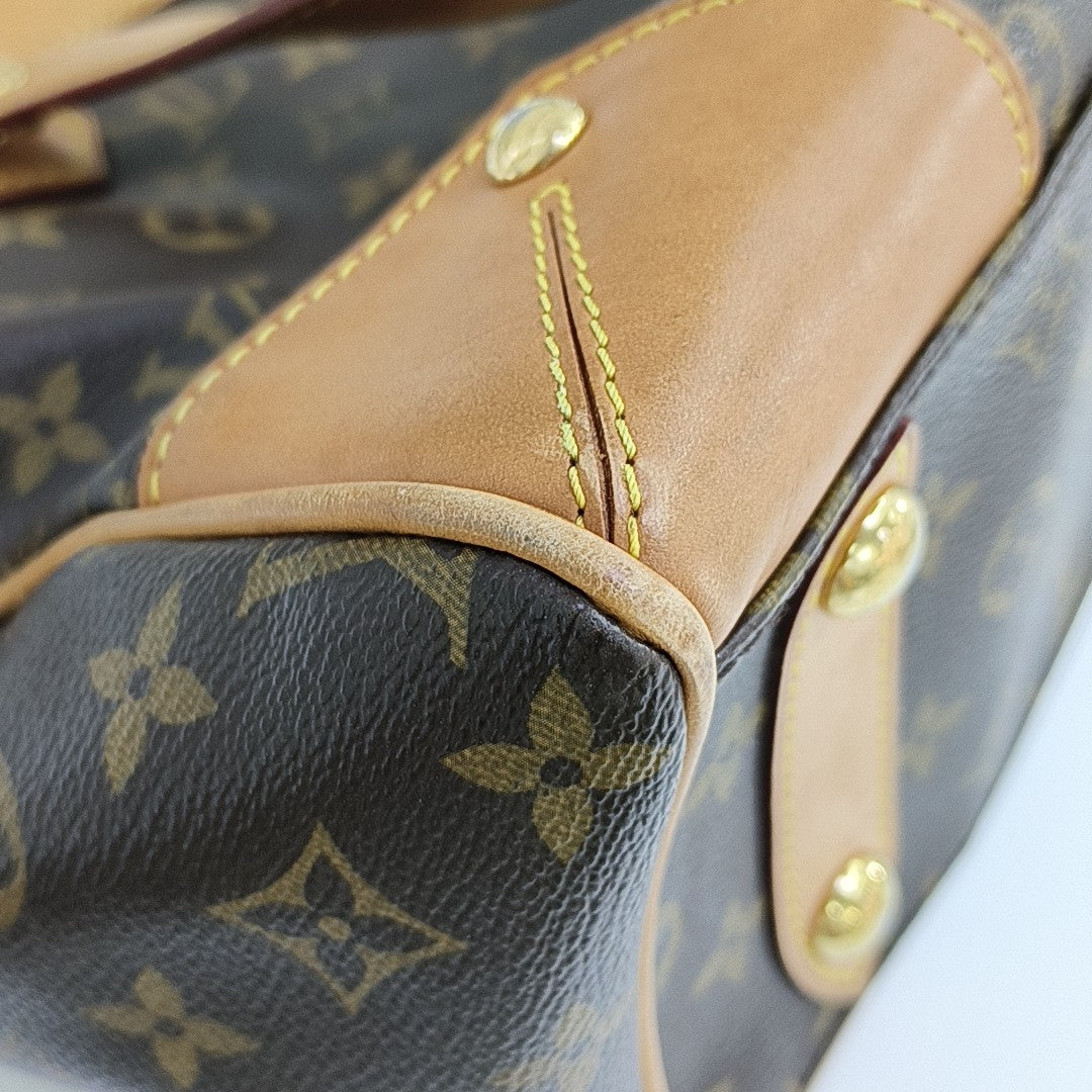 RETIRO NM Monogram Coated Canvas Brown