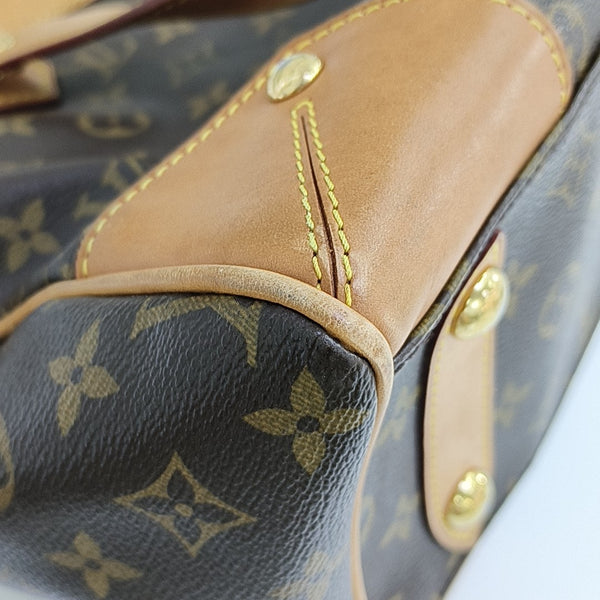 RETIRO NM Monogram Coated Canvas Brown