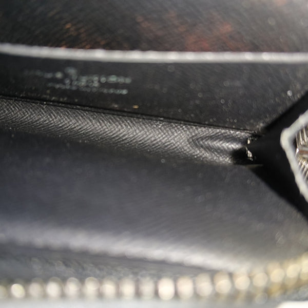 ZIPPY Monogram Coated Canvas Black Wallet
