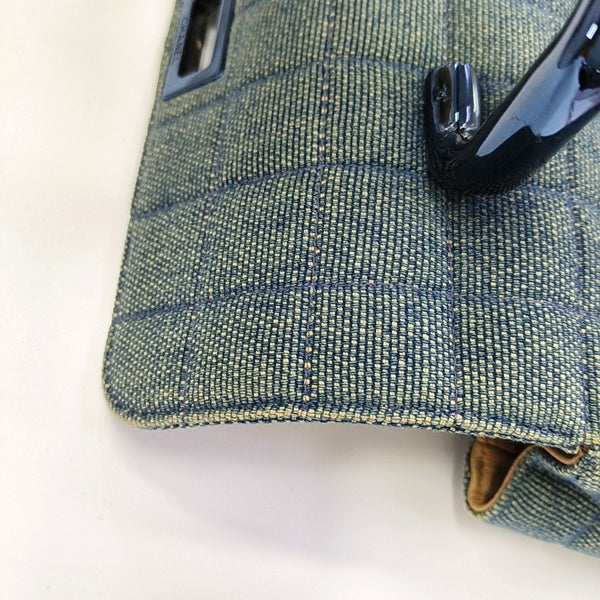2.55 Quilted Canvas Blue