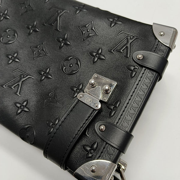 SIDE TRUNK MM Monogram Calfskin Black