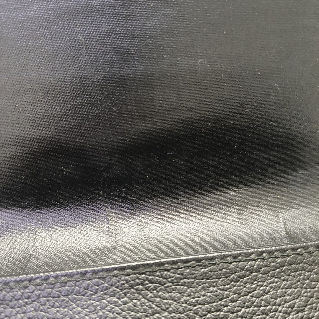 Calfskin Top Handle Bag Black