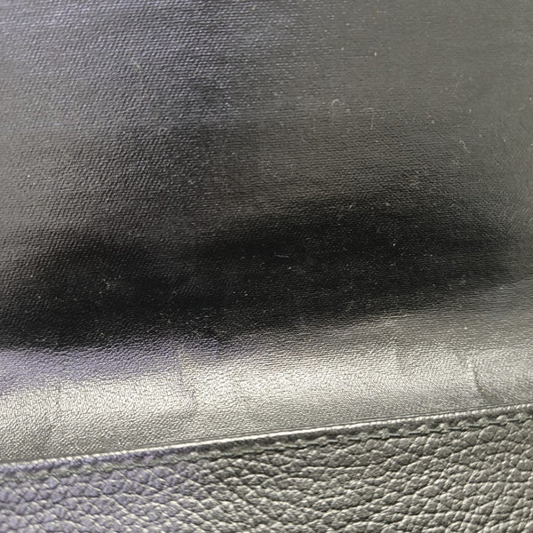 Calfskin Top Handle Bag Black