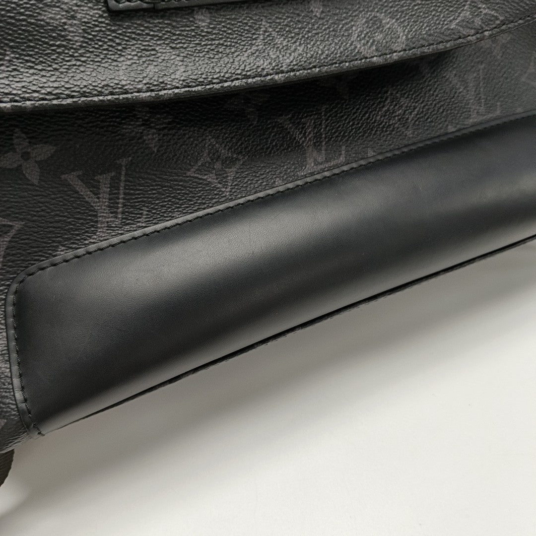 VOYAGER PM Monogram Coated Canvas Black