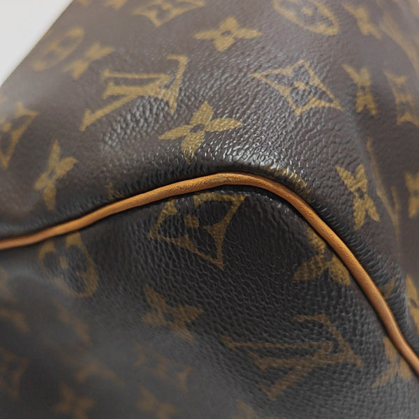 SPEEDY 30 Monogram Coated Canvas Brown