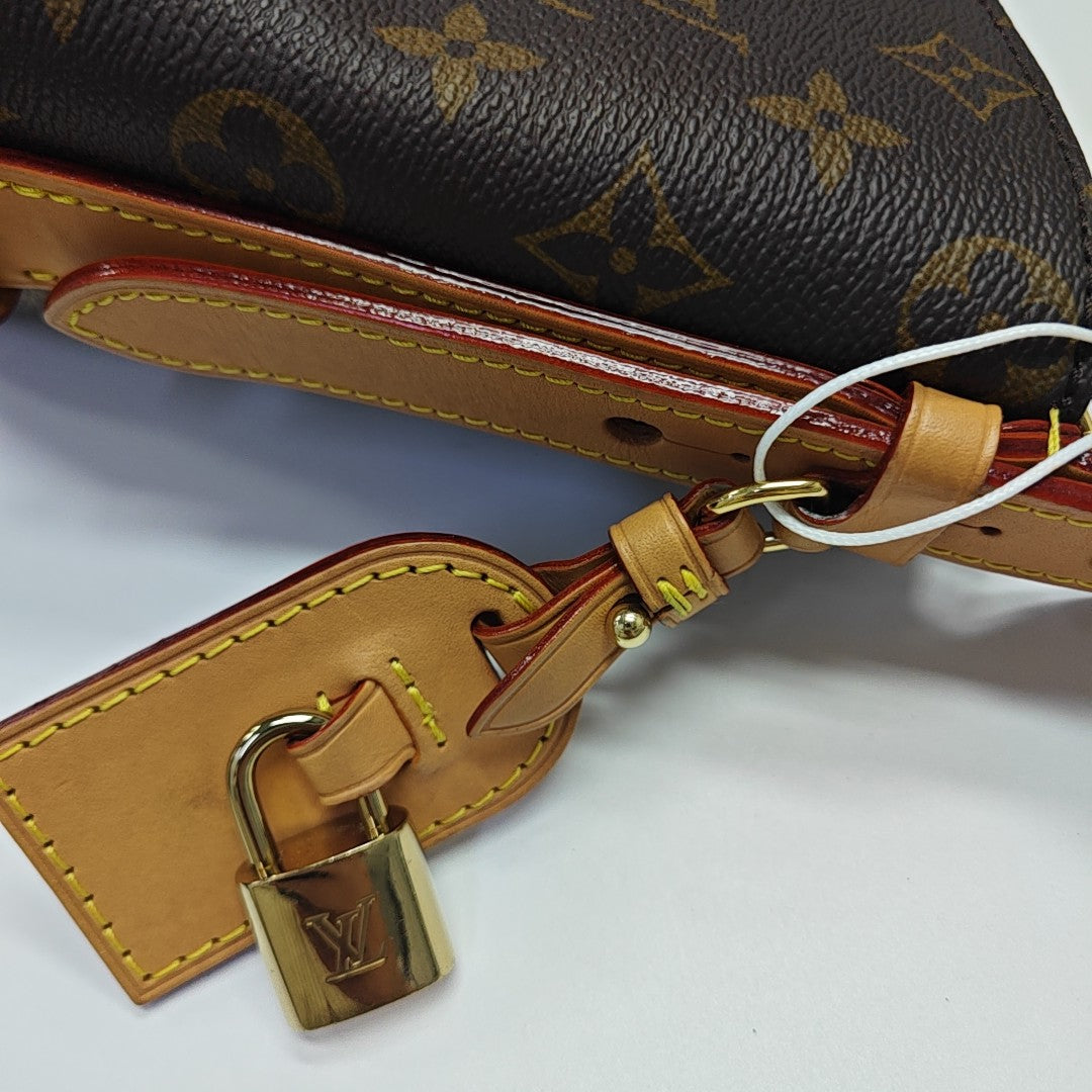ALL IN Monogram Coated Canvas Brown