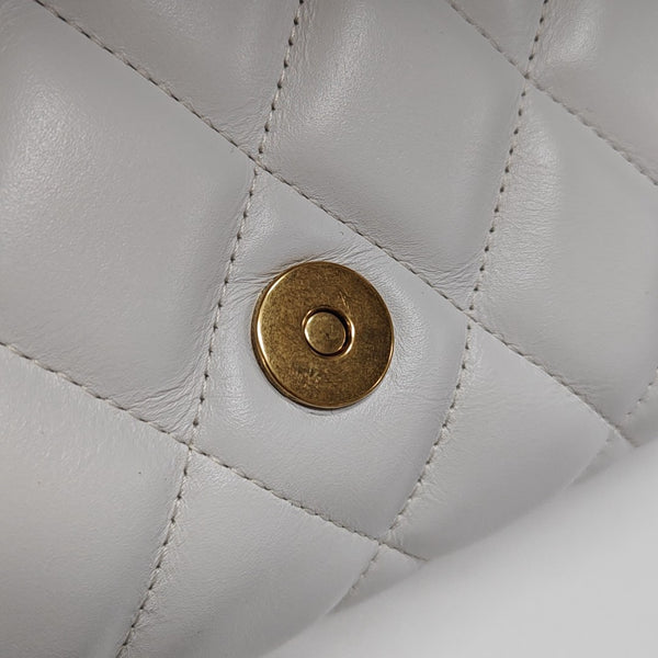 B. Medium Calfskin White