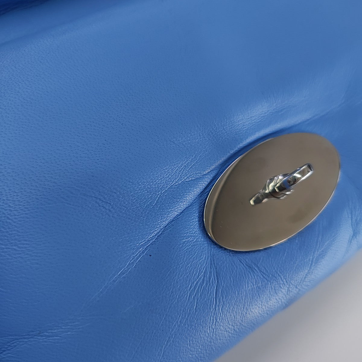 Quilted Lambskin Shoulder Bag Blue
