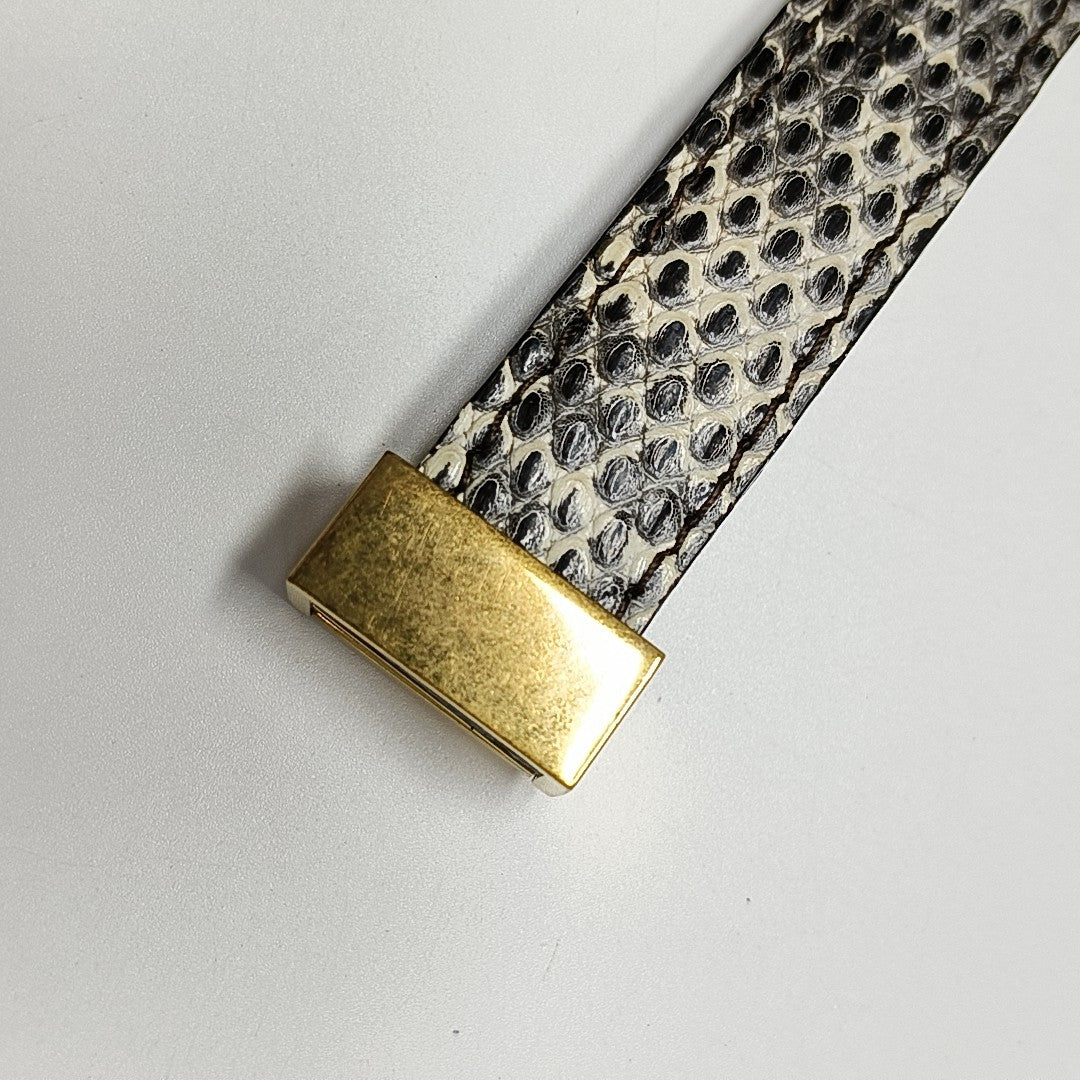 CLASSIC BOX Medium Lizard White