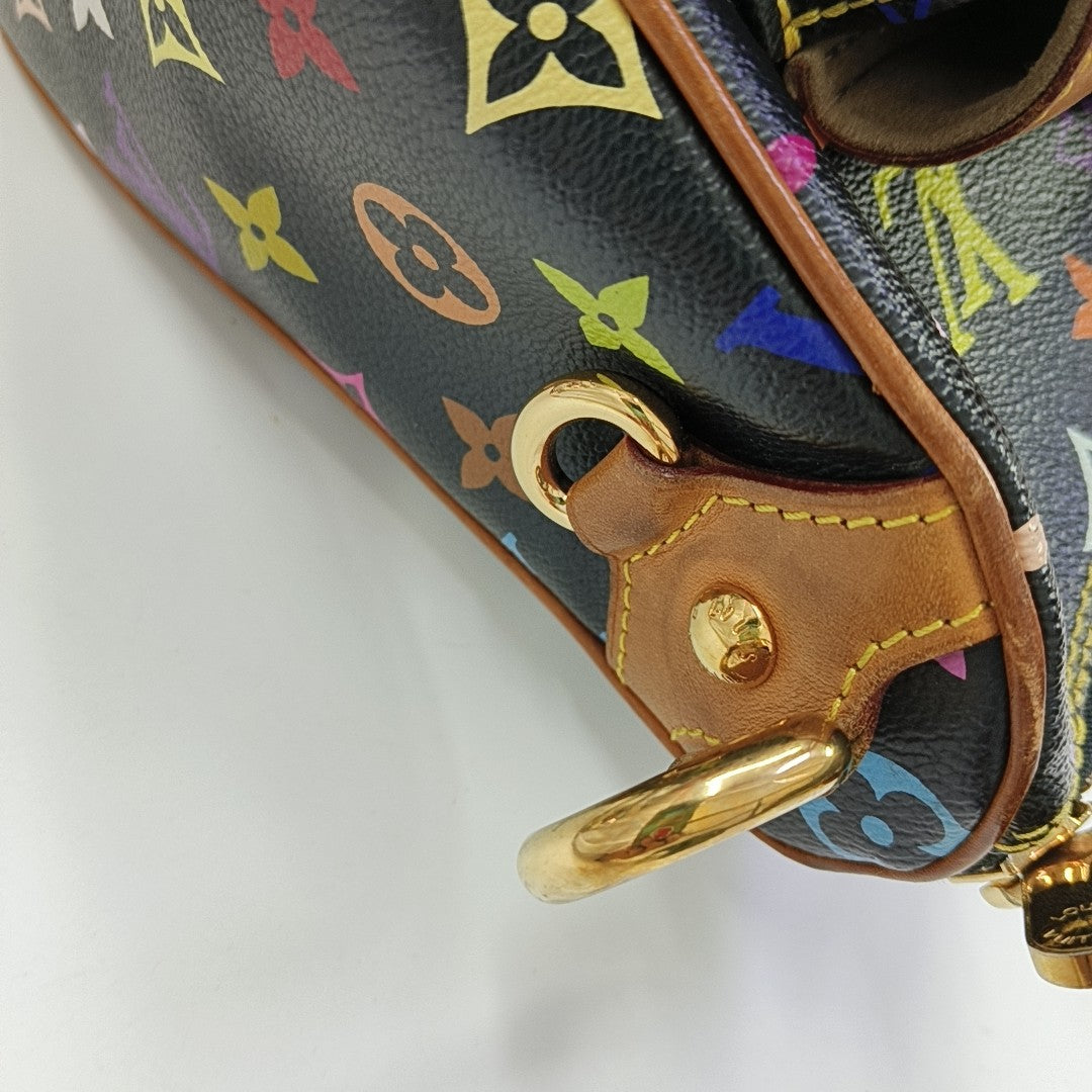 LV × TM RITA Monogram Coated Canvas Black