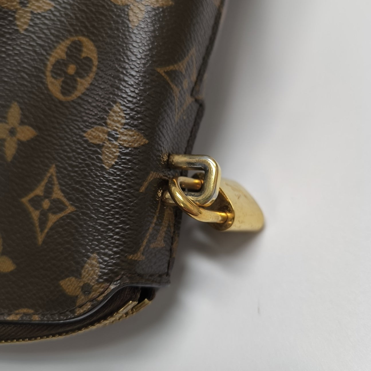LOCKIT Monogram Coated Canvas Brown