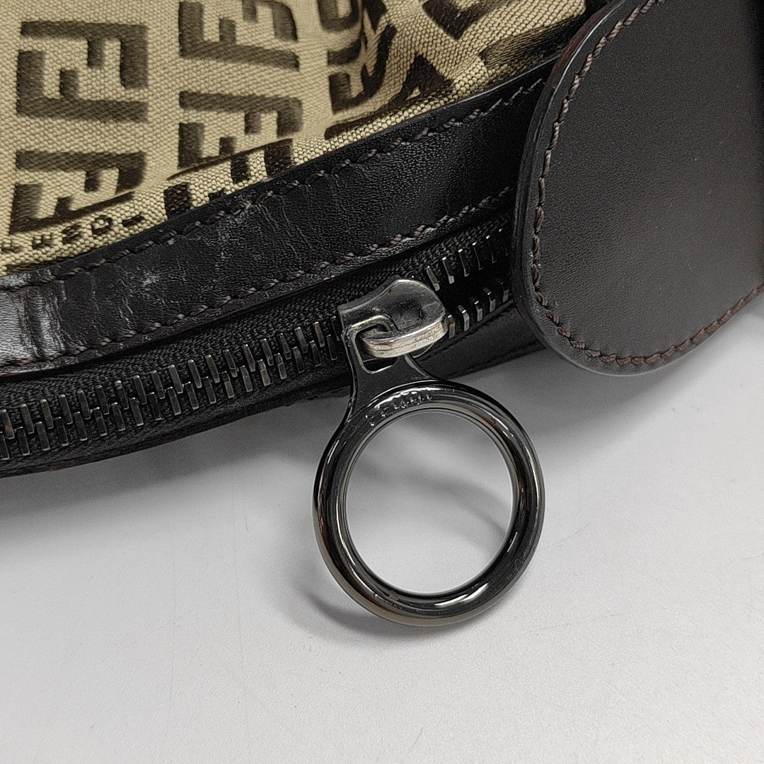 Canvas Top Handle Bag Beige
