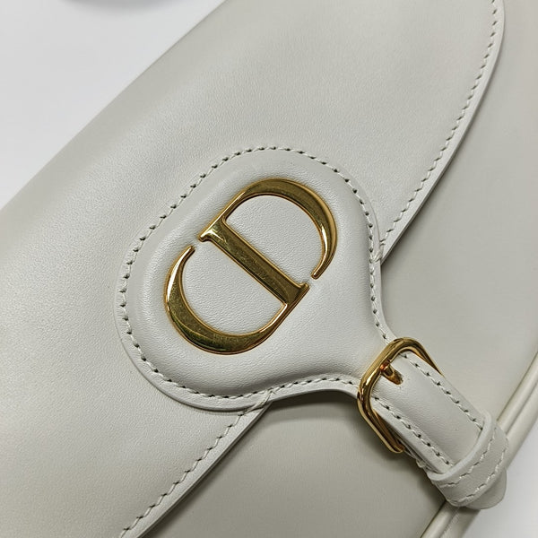 Bobby Medium Calfskin White