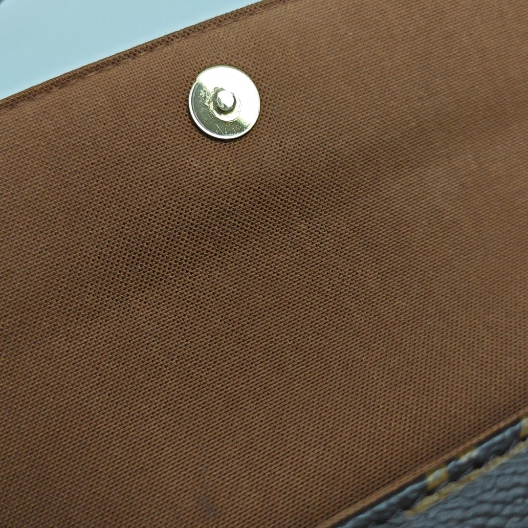IVY Monogram Coated Canvas Brown