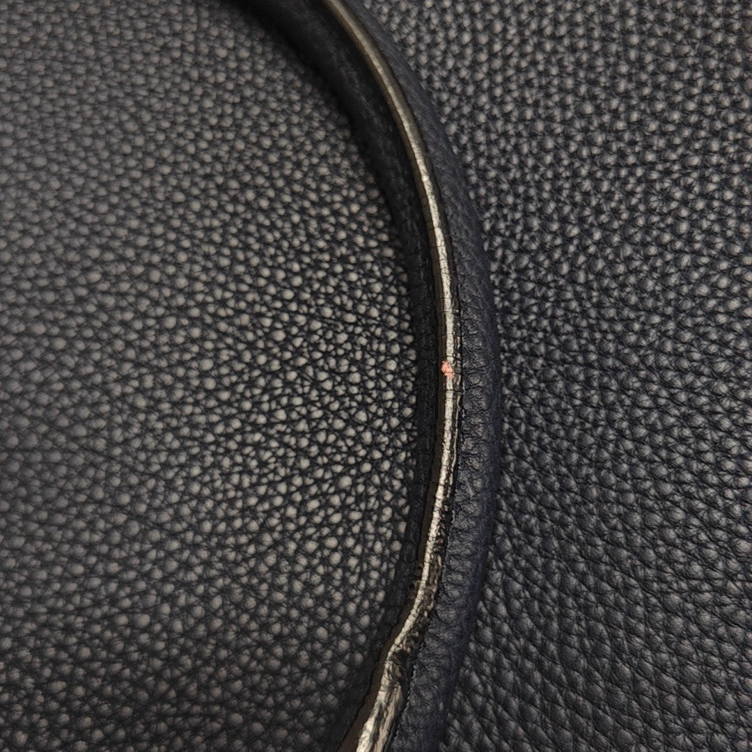 Calfskin Top Handle Bag Blue