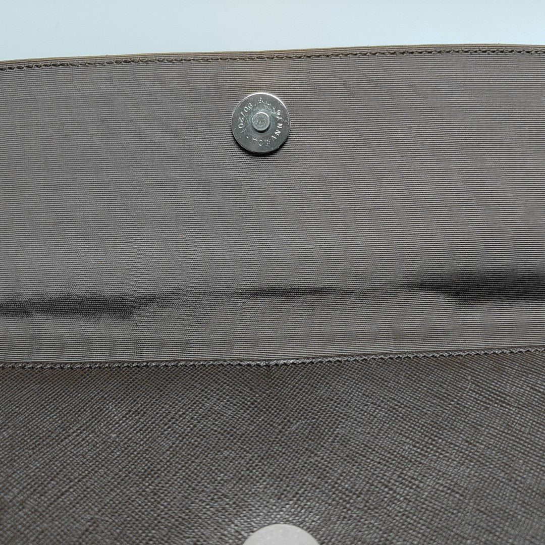 Calfskin Shoulder Bag Brown