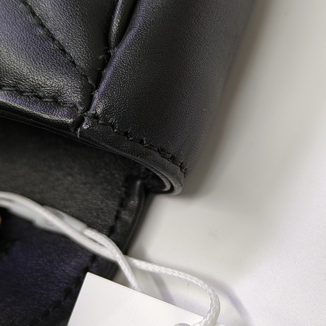 GG Marmont Mini Quilted Calfskin Black