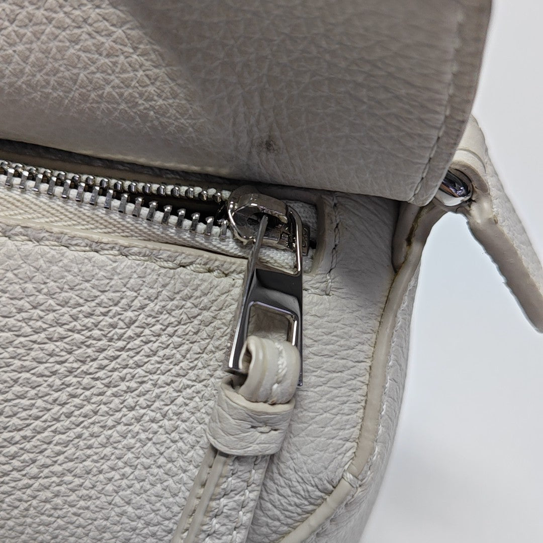 Puzzle Mini Calfskin White