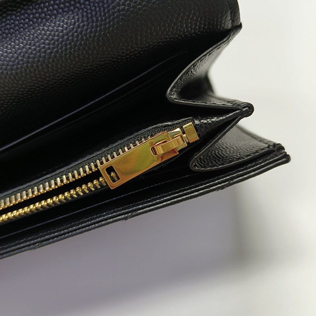 MONOGRAM Medium Chevron Calfskin Black