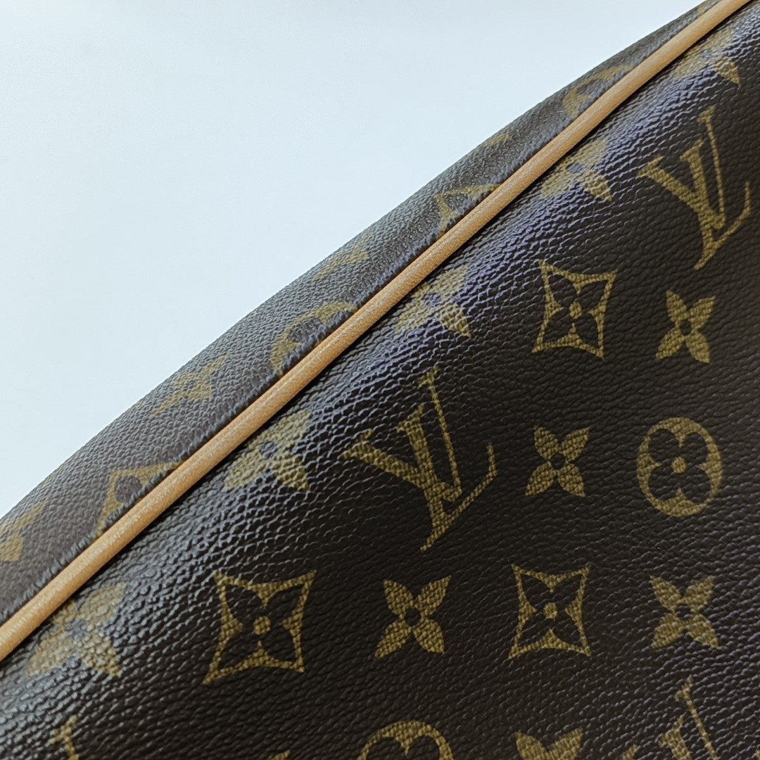 HUDSON PM Monogram Coated Canvas Brown