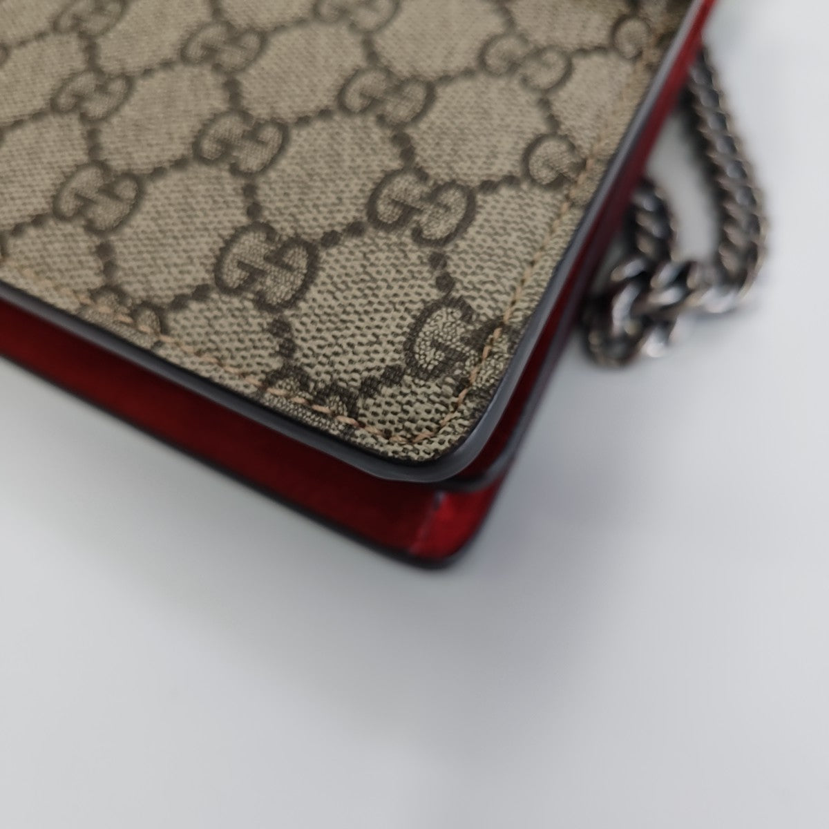 Dionysus Small Monogram Coated Canvas Black