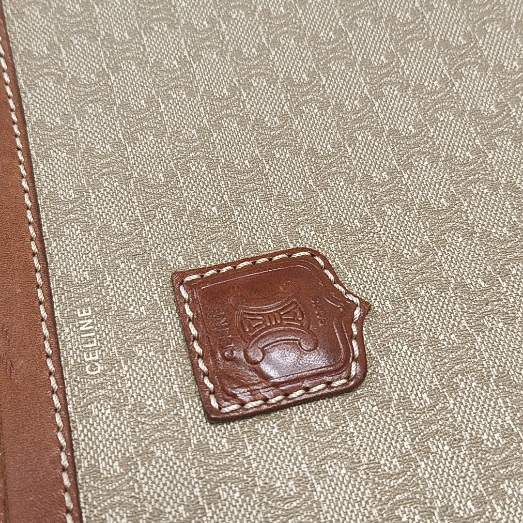 MACADAM CLUTCHES Coated Canvas Beige