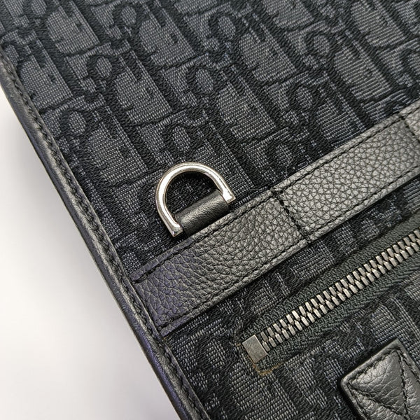 Safari Oblique Canvas Black