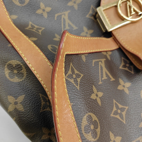 DAUPHINE Coated Canvas Brown