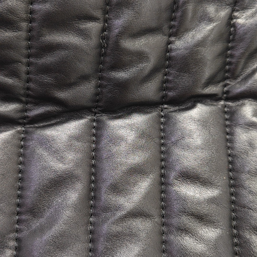 Monaco Small Quilted Calfskin Black