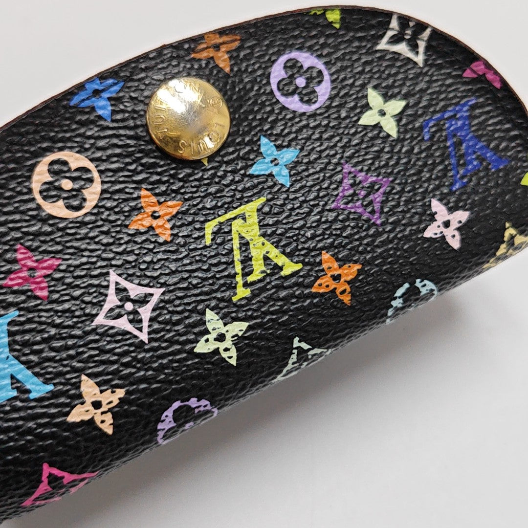 LV × TM ROSALIE Monogram Coated Canvas Black Coin Purse