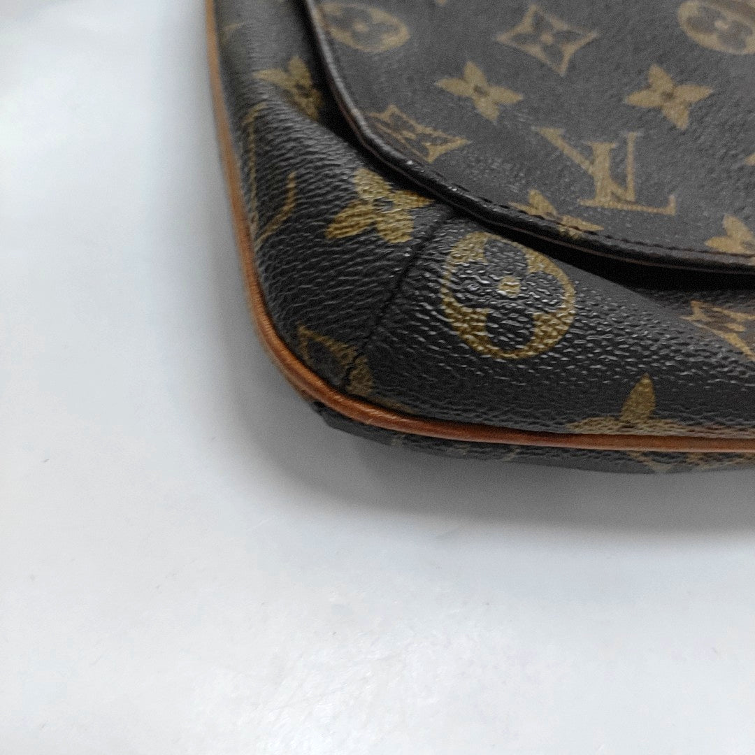 MUSETTE TANGO Monogram Coated Canvas Brown